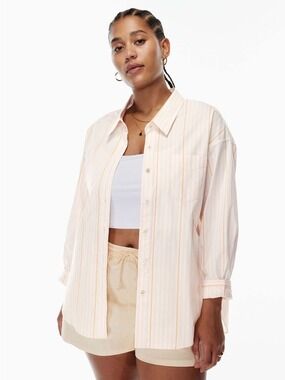 Wilfred Free Relaxed Shirt Size 2XL Barlowe Aprc/Frs Lilac Aritzia